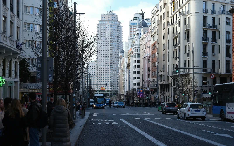 Semáforos con cámara en Madrid